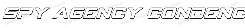Spy Agency Condenced Italic字体转换
